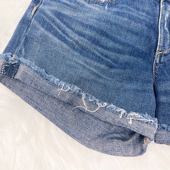 Rag & Bone Woodstock Denim Shorts Size 25 Distressed Blue Jean Shorts fo… - Picture 8 of 11